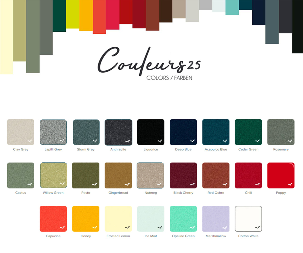 2024 New Color Chart